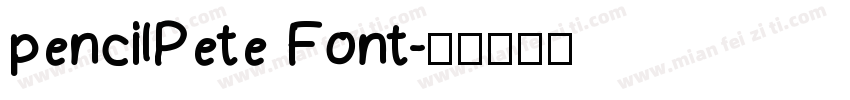 pencilPete Font字体转换